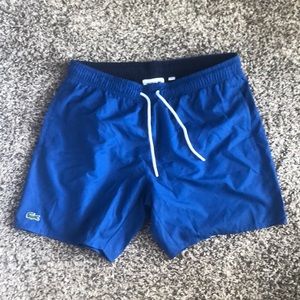 NWT Men’s Lacoste Swimsuit - Blue, Size Large.